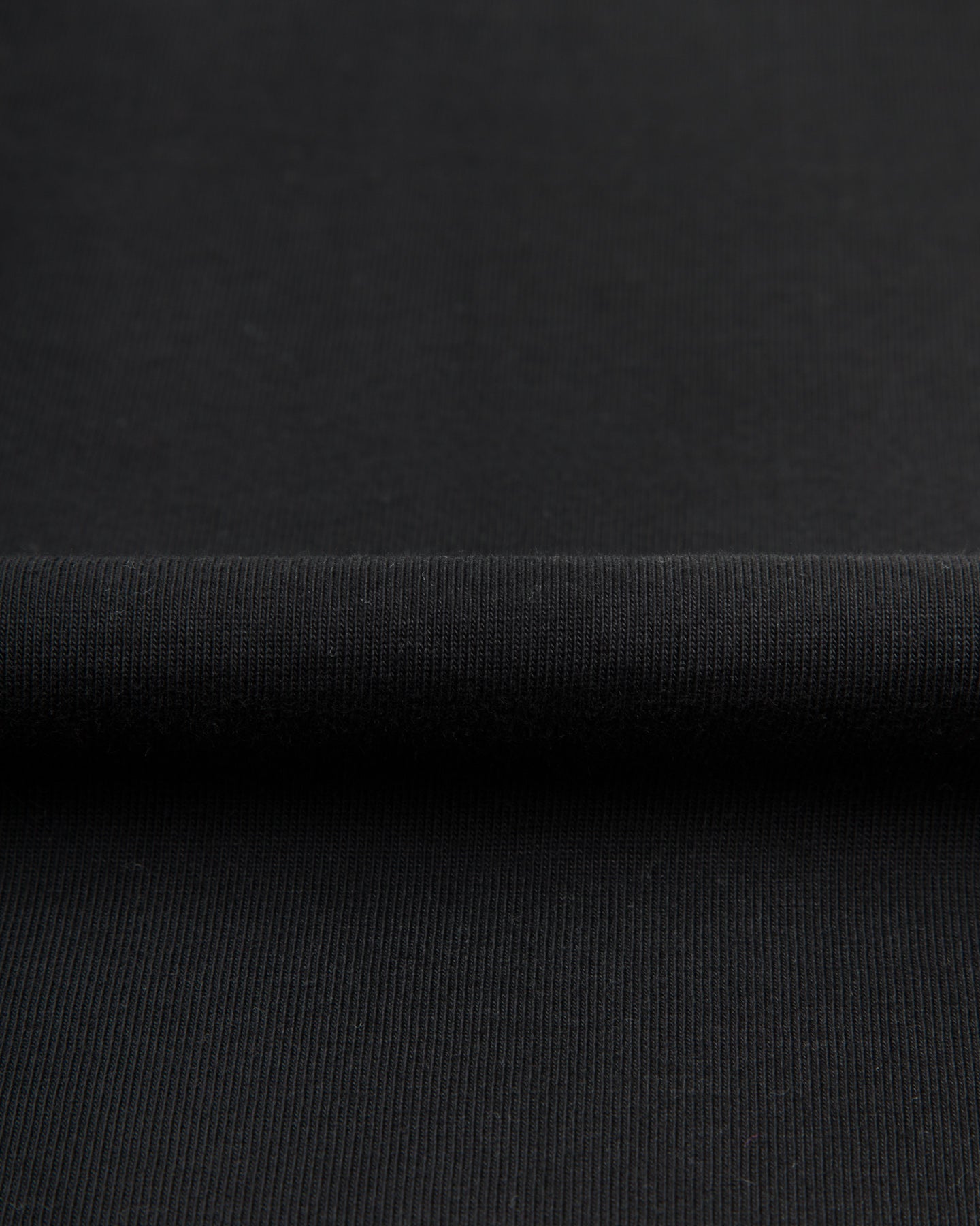 Merz b. Schwanen 1940s Relaxed Fit Loopwheeled Tee - Deep Black - Standard & Strange