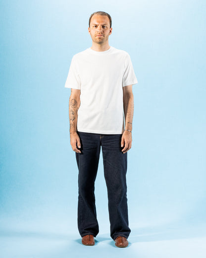 Merz b. Schwanen 1940s Relaxed Fit Loopwheeled Tee - White - Standard & Strange