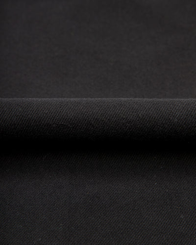 Merz b. Schwanen 1940s Wide Leg Chino - Deep Black Cotton Twill - Standard & Strange