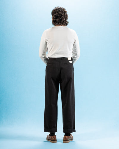 Merz b. Schwanen 1950s Lightweight Loopwheeled L/S Tee - White - Standard & Strange