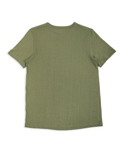 Merz b. Schwanen 1950s Lightweight Loopwheeled Tee - Army - Standard & Strange