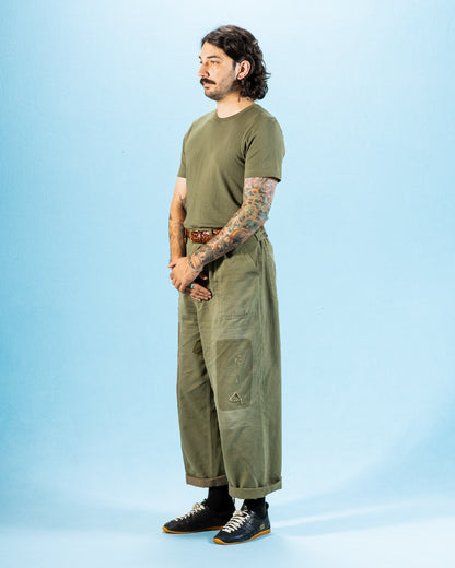 Merz b. Schwanen 1950s Lightweight Loopwheeled Tee - Army - Standard & Strange