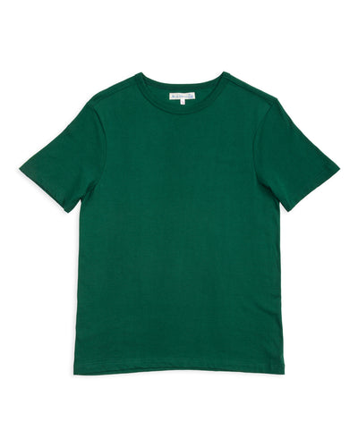 Merz b. Schwanen 1950s Lightweight Loopwheeled Tee - Classic Green - Standard & Strange