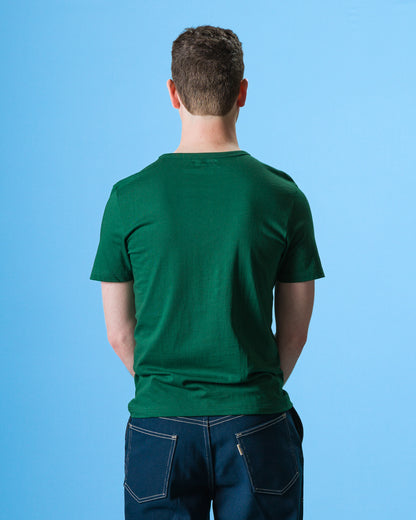 Merz b. Schwanen 1950s Lightweight Loopwheeled Tee - Classic Green - Standard & Strange