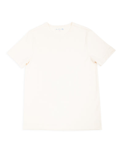 Merz b. Schwanen 1950s Lightweight Loopwheeled Tee - Nature - Standard & Strange