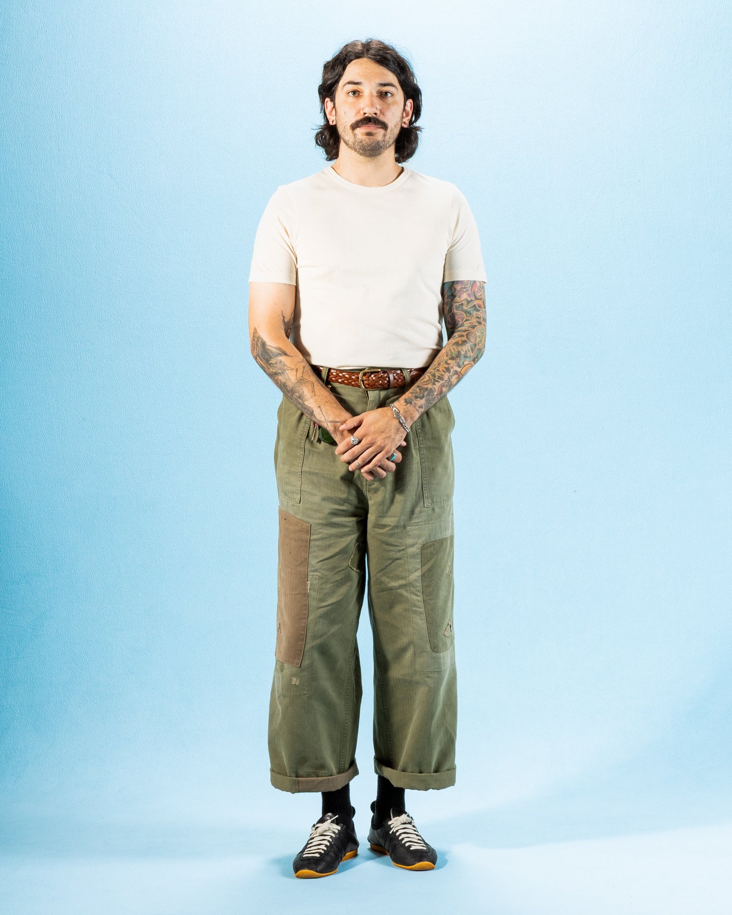 Merz b. Schwanen 1950s Lightweight Loopwheeled Tee - Nature - Standard & Strange