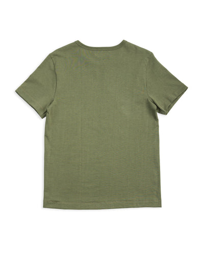 Merz b. Schwanen 215 Loopwheeled 7.2 oz Tee - Army - Standard & Strange