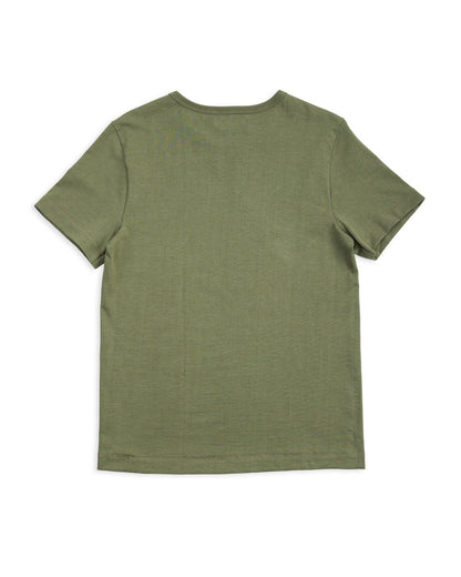 Merz b. Schwanen 215 Loopwheeled 7.2 oz Tee - Army - Standard & Strange