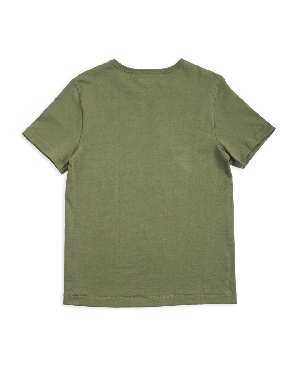 Merz b. Schwanen 215 Loopwheeled 7.2 oz Tee - Army - Standard & Strange