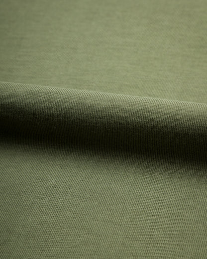 Merz b. Schwanen 215 Loopwheeled 7.2 oz Tee - Army - Standard & Strange