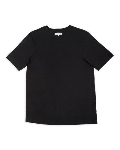 Merz b. Schwanen 215 Loopwheeled 7.2 oz Tee - Deep Black - Standard & Strange