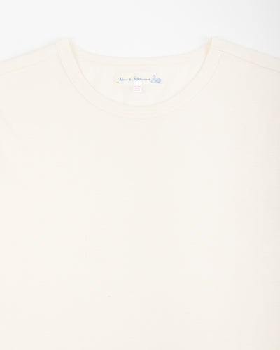 Merz b. Schwanen 215 Loopwheeled 7.2 oz Tee - Nature - Standard & Strange