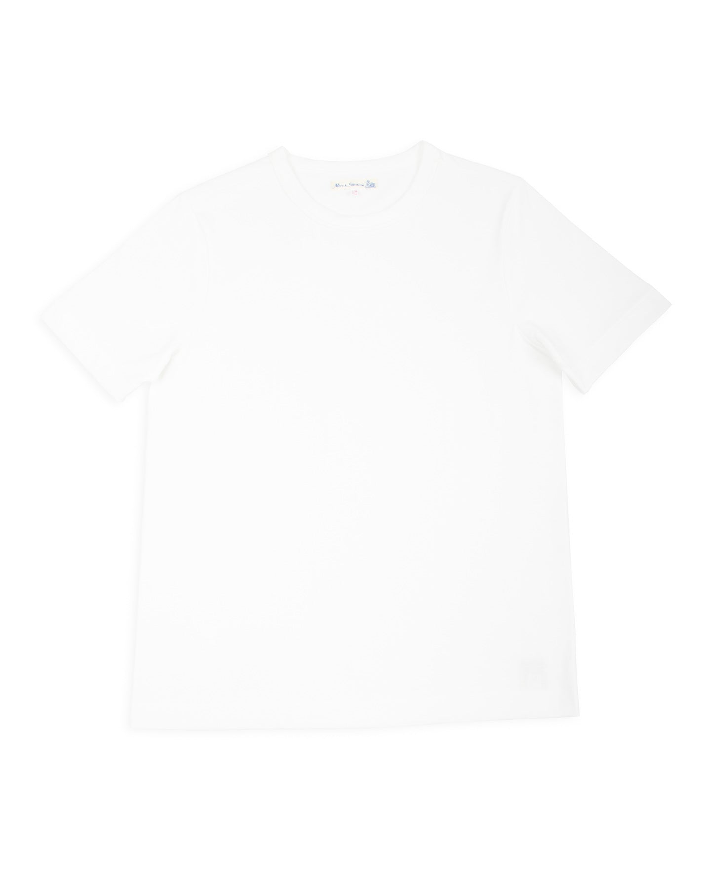 Merz b. Schwanen 215 Loopwheeled 7.2 oz Tee - White - Standard & Strange
