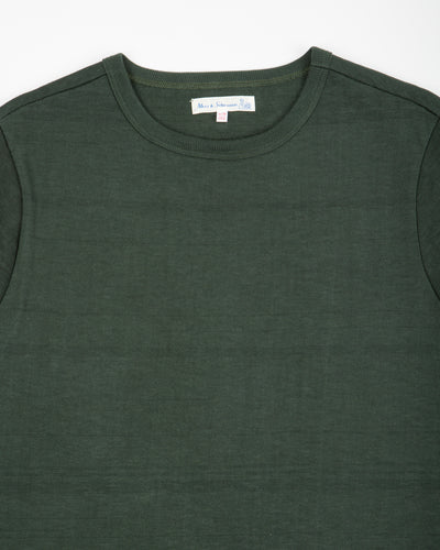 Merz b. Schwanen 2S14 Loopwheeled 10.7oz Heavyweight Tee - Forest - Standard & Strange