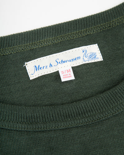 Merz b. Schwanen 2S14 Loopwheeled 10.7oz Heavyweight Tee - Forest - Standard & Strange