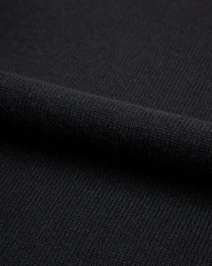 Merz b. Schwanen Women's Relaxed Hoodie - Black Merino/Silk/Cashmere - Standard & Strange