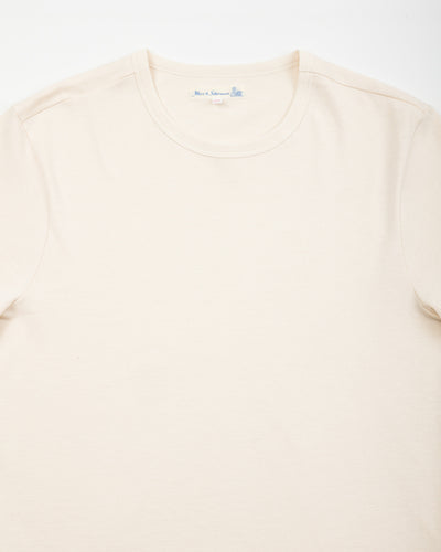 Merz b. Schwanen 2M15C Cropped Vintage Machine Jersey T-Shirt - Nature - Standard & Strange