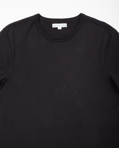 Merz b. Schwanen 6.8oz Sturdy Jersey T-Shirt - Deep Black - Standard & Strange