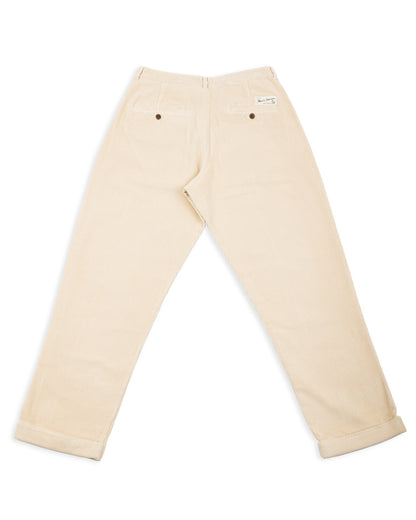 Merz b. Schwanen Good Basics Corduroy Pants - Nature Wide Stripes - Standard & Strange