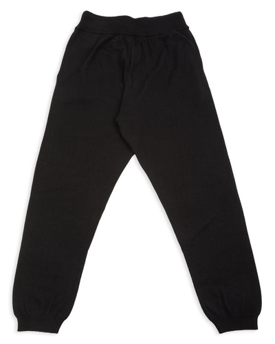 Merz b. Schwanen Good Basics Women's Lounge Pants - Deep Black Merino/Silk/Cashmere - Standard & Strange