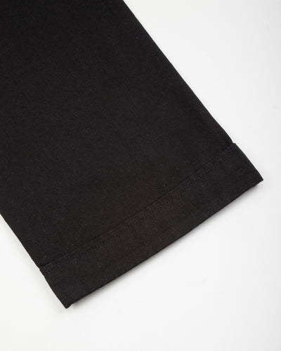 Merz b. Schwanen Good Basics Women's Relaxed Fit Pants - Deep Black Cotton Twill - Standard & Strange