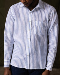 Mister Freedom Aristocrat Shirt - NOS Linen Stripe - Standard & Strange