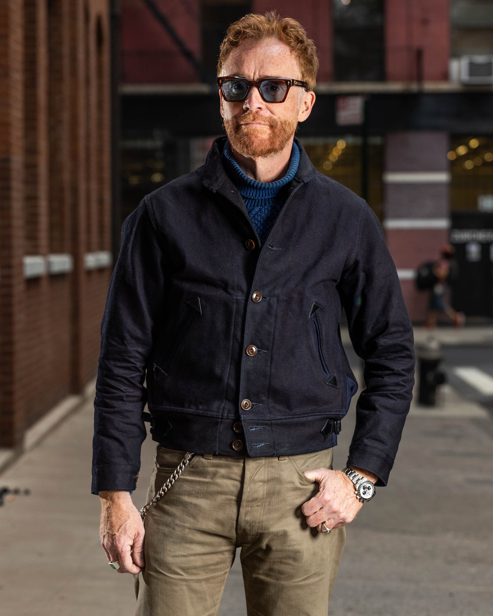 Mister Freedom Campus Jacket Midnight Denim Standard & Strange