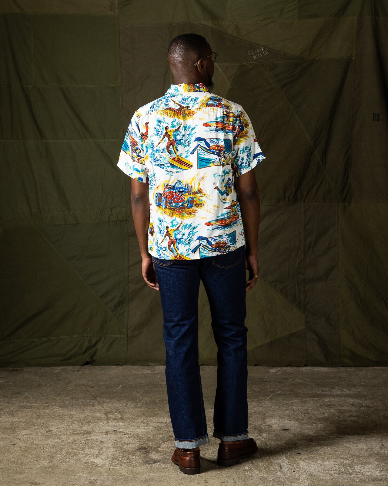 Mister Freedom Rock 'n' Roll Shirt "Action Packed" Type II - White - Standard & Strange