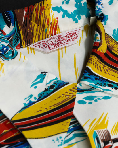 Mister Freedom Rock 'n' Roll Shirt "Action Packed" Type II - White - Standard & Strange