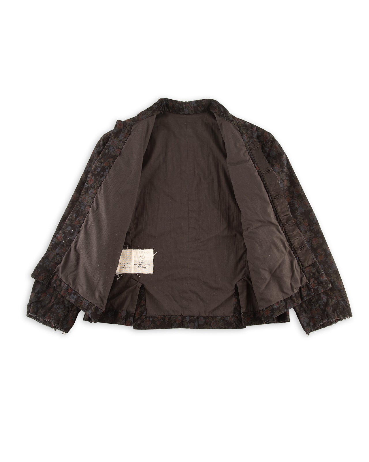 Monad London Moore Hunting Jacket - Overdyed Black Corduroy - Standard & Strange