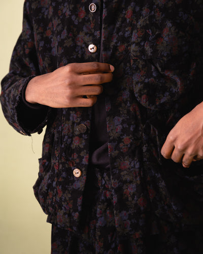 Monad London Moore Hunting Jacket - Overdyed Black Corduroy - Standard & Strange