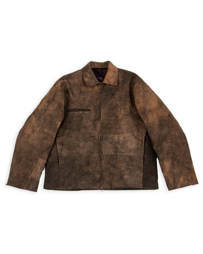 Monad London Stefan Jacket - Experimental Mud Dyed Bark Cloth - Standard & Strange