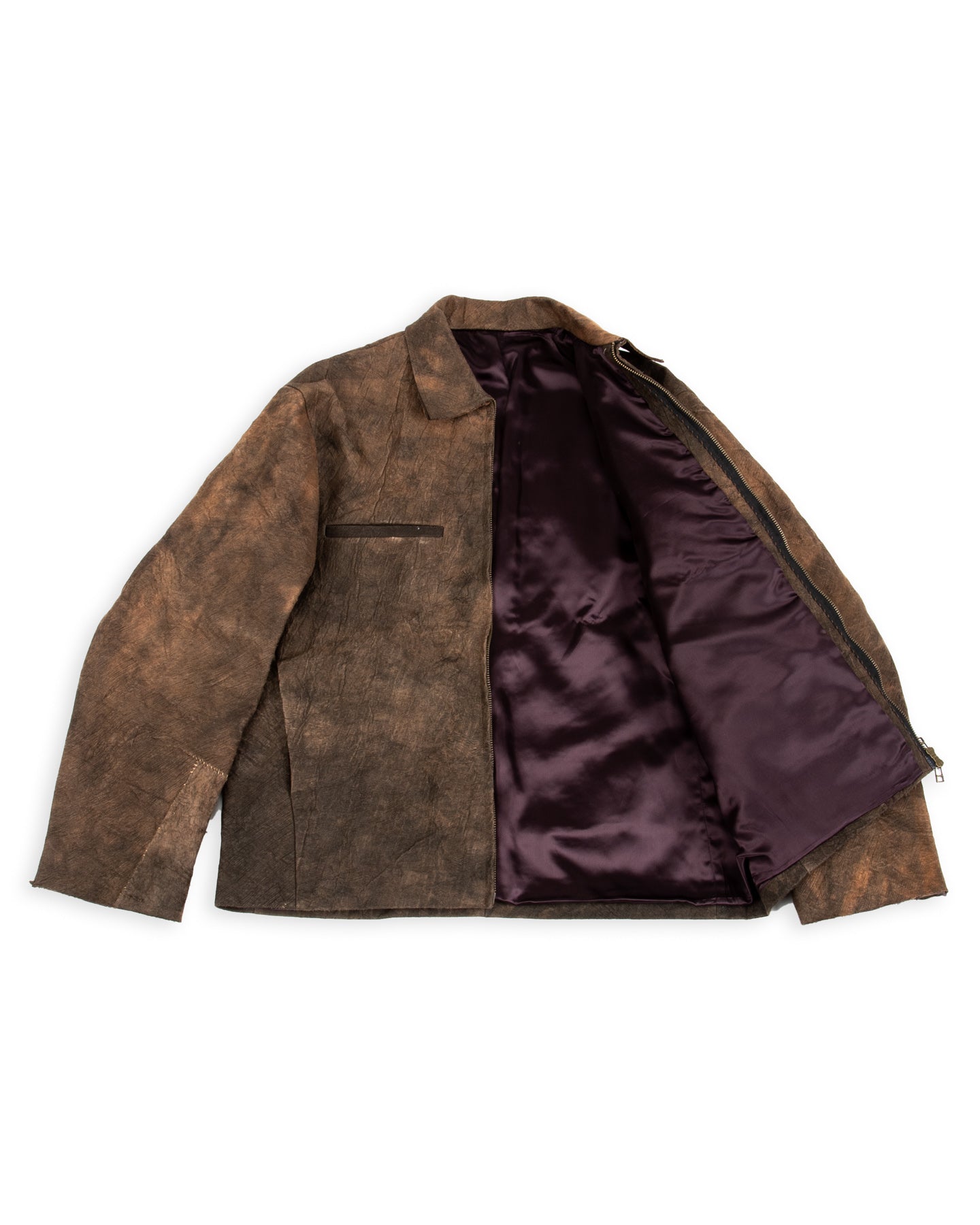 Monad London Stefan Jacket - Experimental Mud Dyed Bark Cloth - Standard & Strange