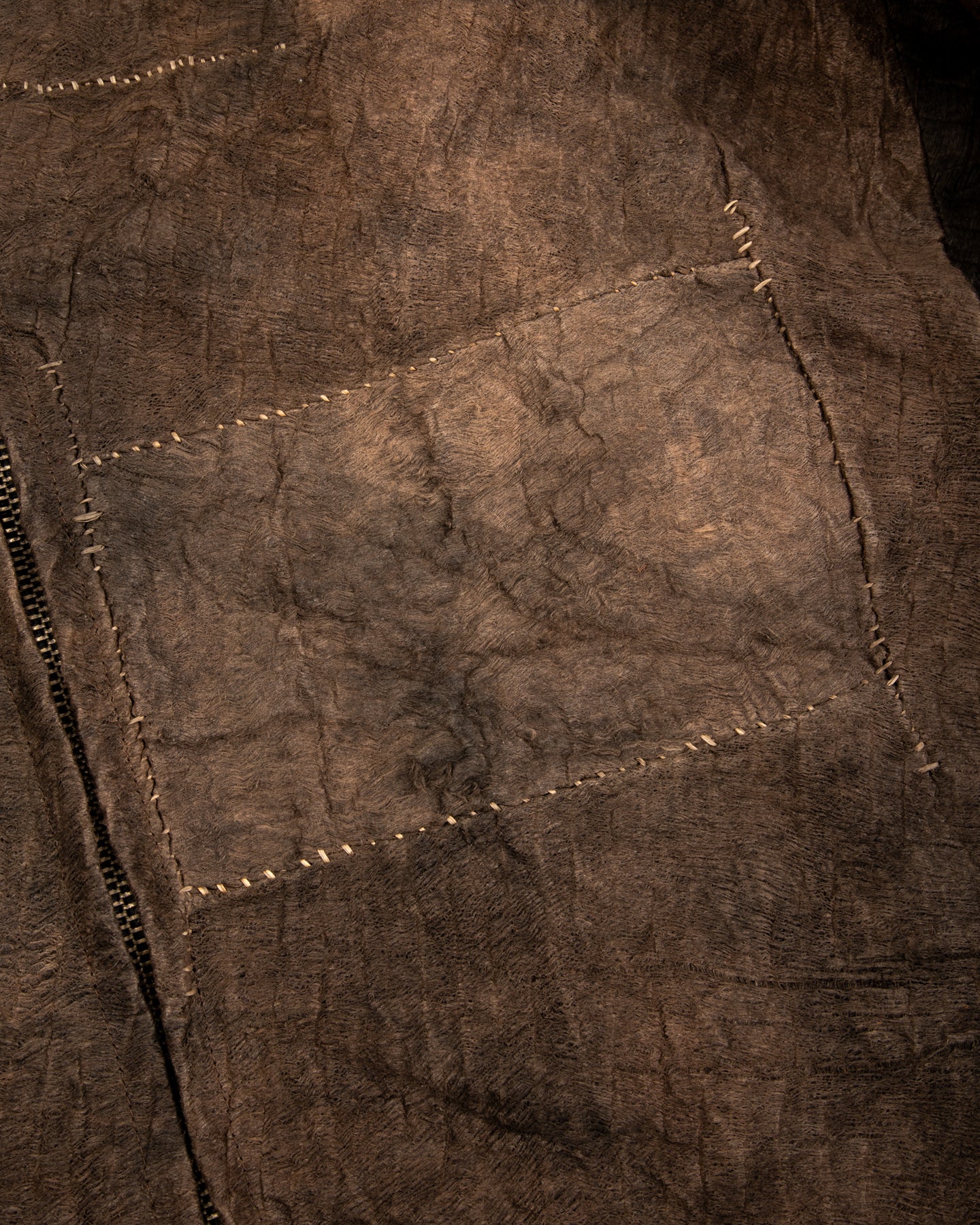 Monad London Stefan Jacket - Experimental Mud Dyed Bark Cloth - Standard & Strange