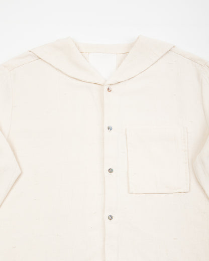 Monad London Gray Shirt - Natural Handwoven Nigerian Cotton - Standard & Strange