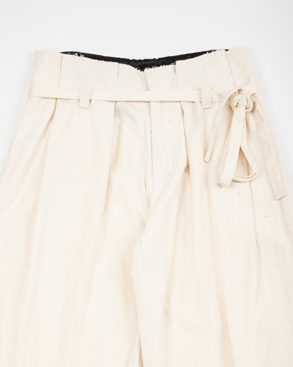 Monad London Udoma Pant - Natural Handwoven Nigerian Cotton - Standard & Strange