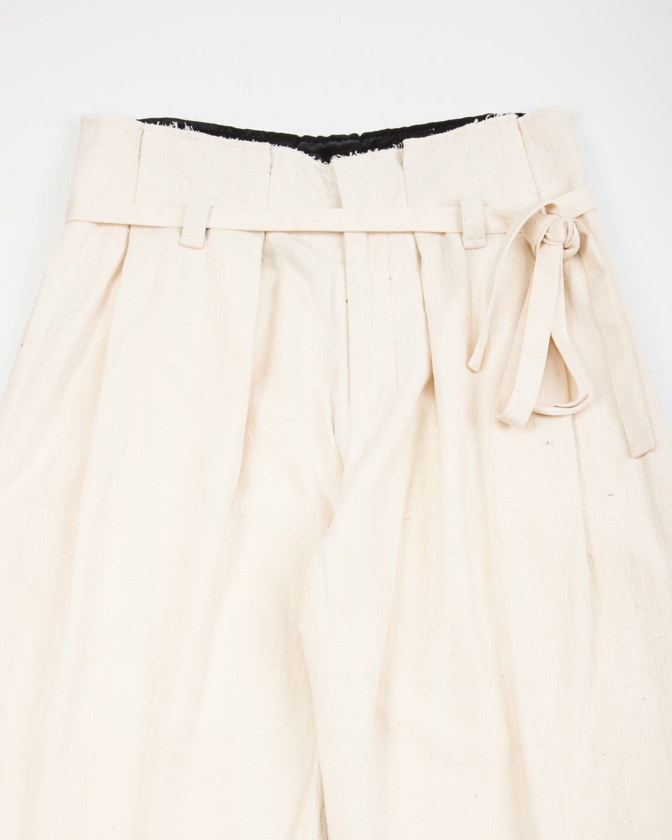 Monad London Udoma Pant - Natural Handwoven Nigerian Cotton - Standard & Strange