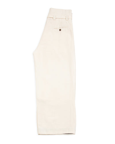 Monad London Udoma Pant - Natural Handwoven Nigerian Cotton - Standard & Strange