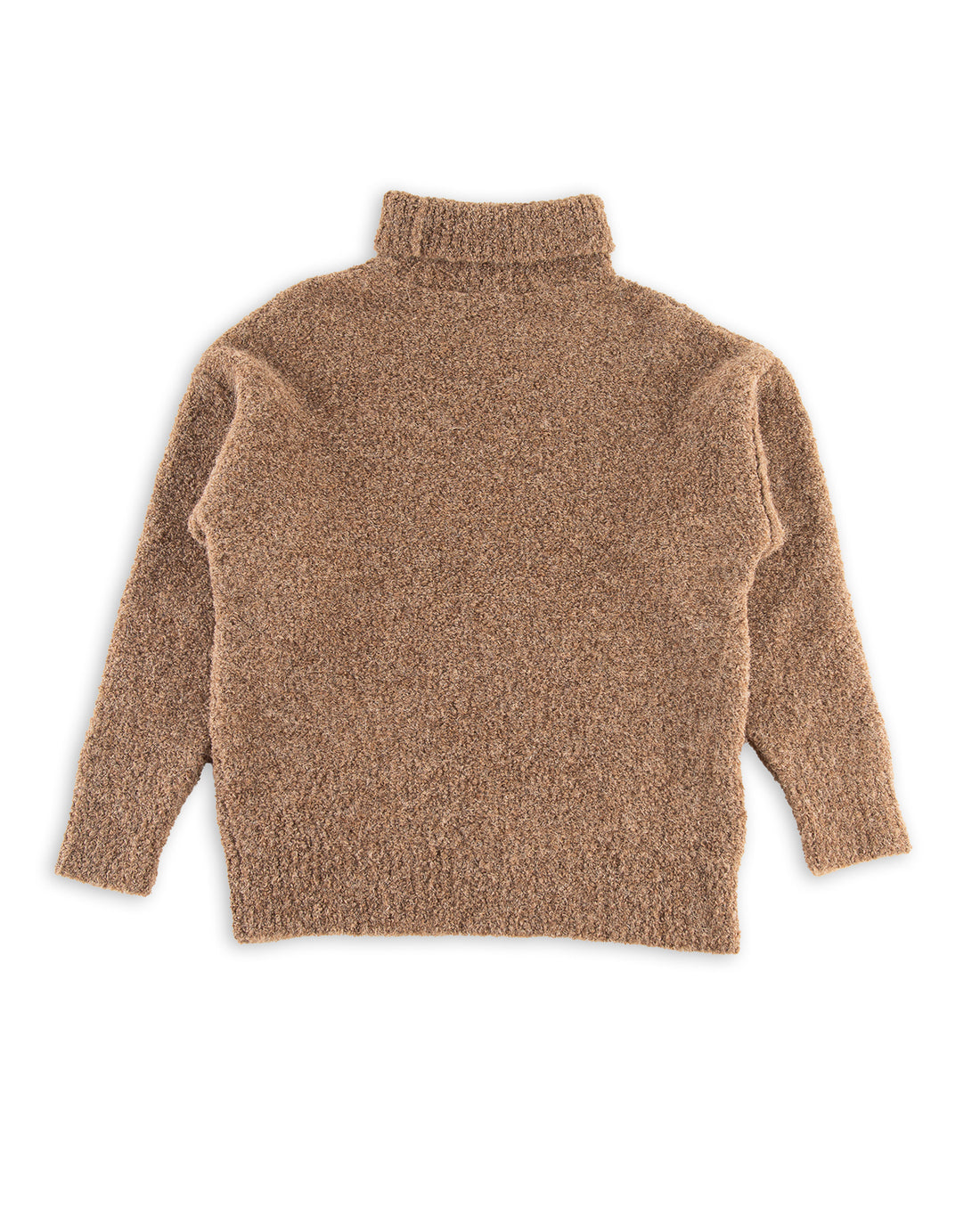 Monitaly Alpaguan Turtleneck - Brown Boucle - Standard & Strange