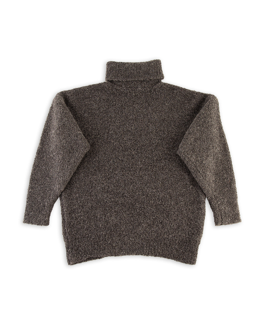 Monitaly Alpaguan Turtleneck - Charcoal Boucle - Standard & Strange