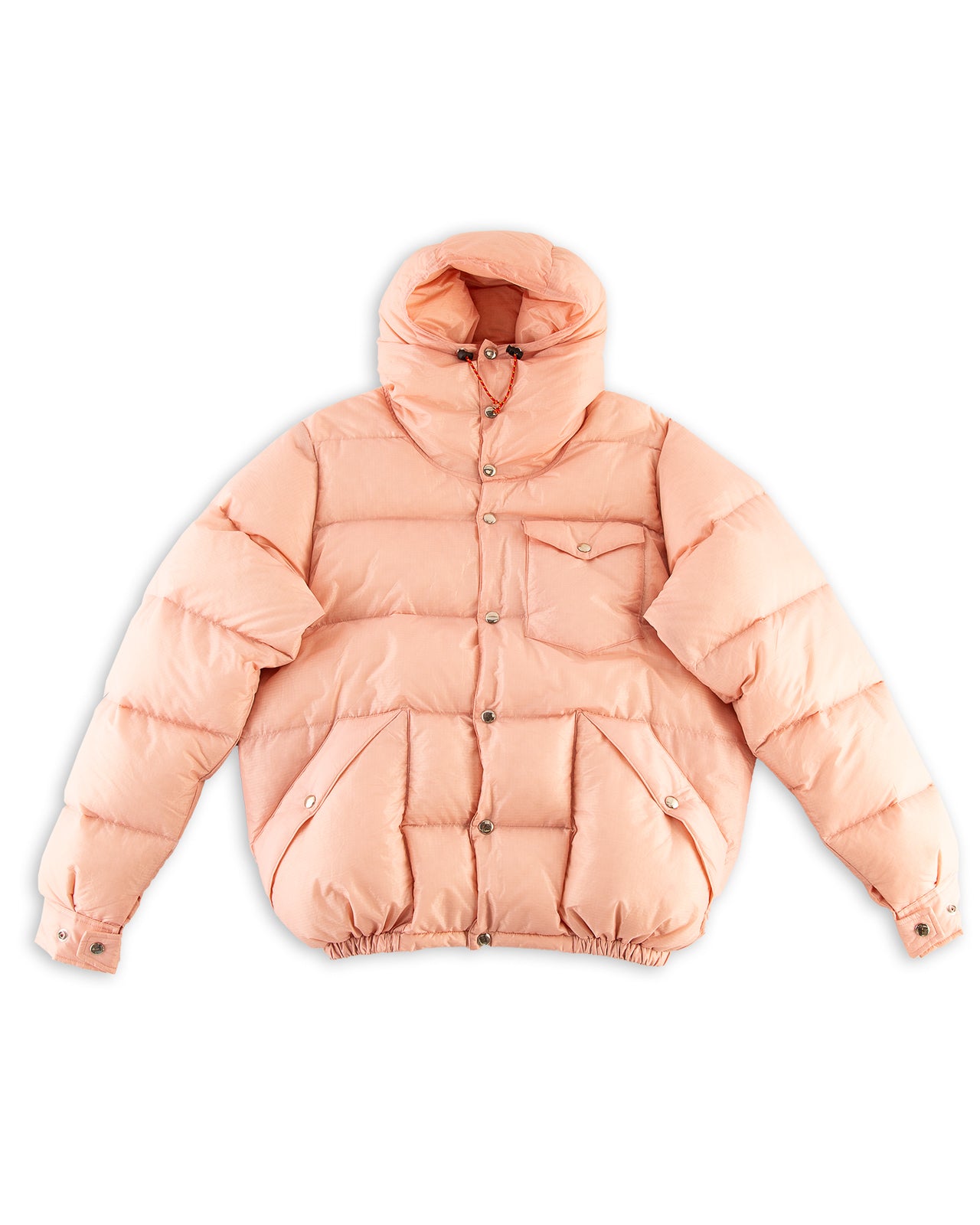 Down Jacket - Pink Nylon Ripstop