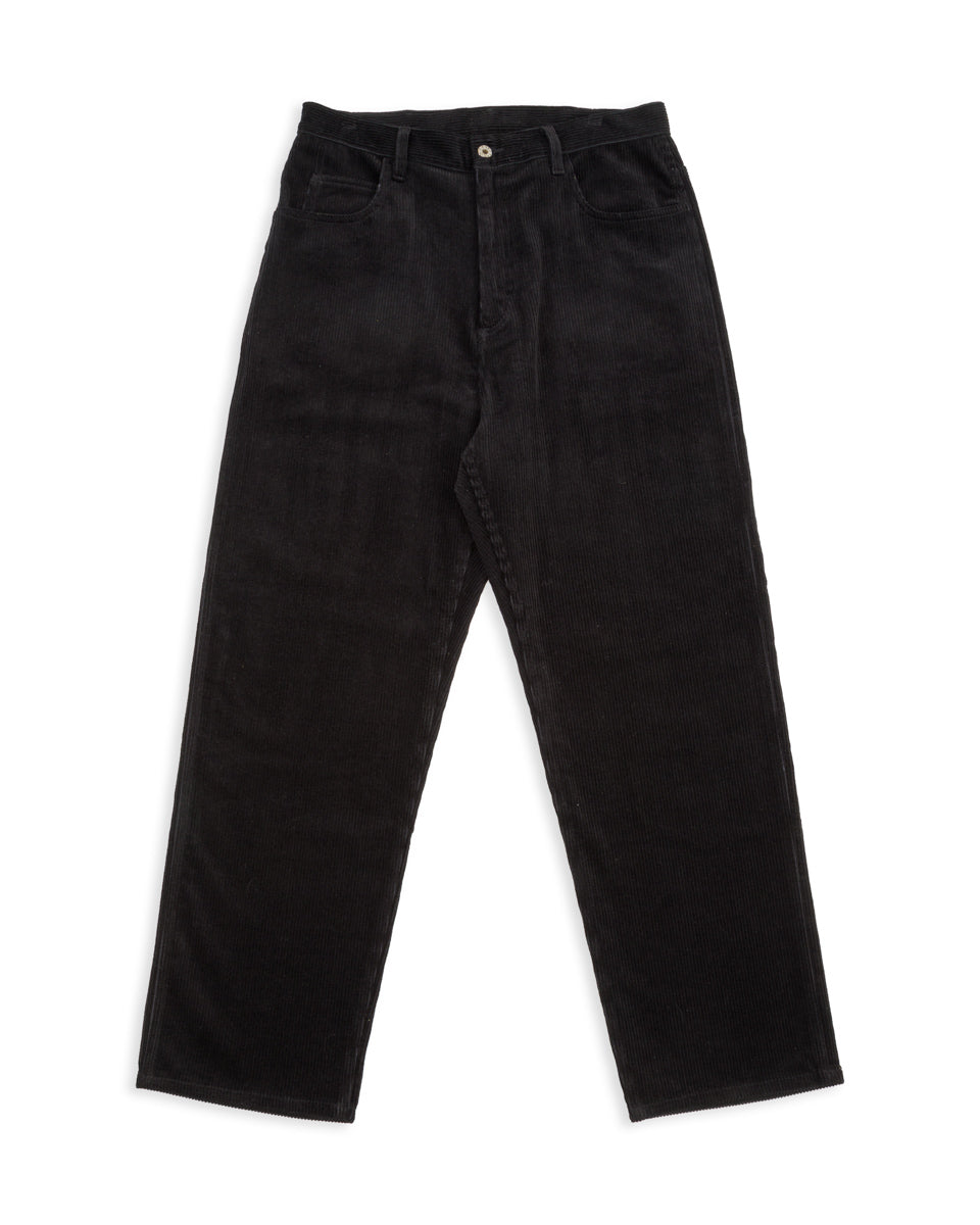 Monitaly Drop Crotch 5 Pocket Pants - Black 8-Wale Corduroy - Standard & Strange