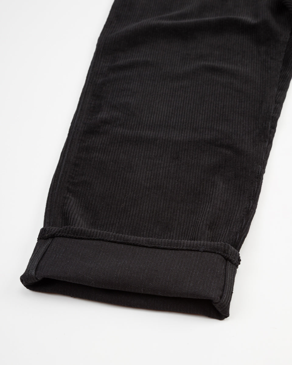 Monitaly Drop Crotch 5 Pocket Pants - Black 8-Wale Corduroy - Standard & Strange
