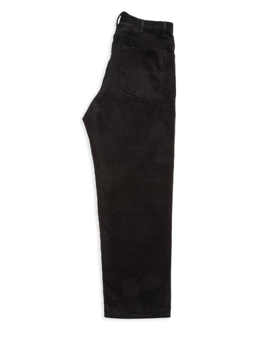 Monitaly Drop Crotch 5 Pocket Pants - Black 8-Wale Corduroy - Standard & Strange