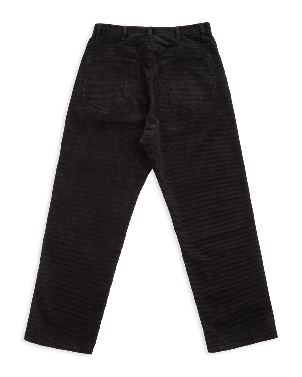 Monitaly Drop Crotch 5 Pocket Pants - Black 8-Wale Corduroy - Standard & Strange