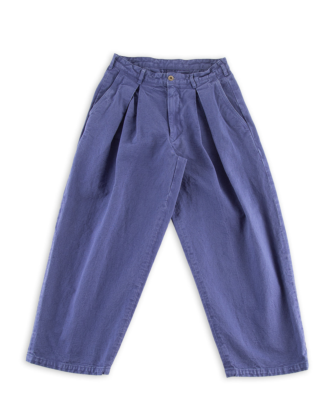 Monitaly Ekusy Pants - Cotton Twill Light Navy - Standard & Strange