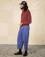 Monitaly Ekusy Pants - Cotton Twill Light Navy - Standard & Strange