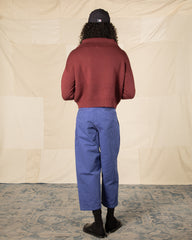 Monitaly Ekusy Pants - Cotton Twill Light Navy - Standard & Strange