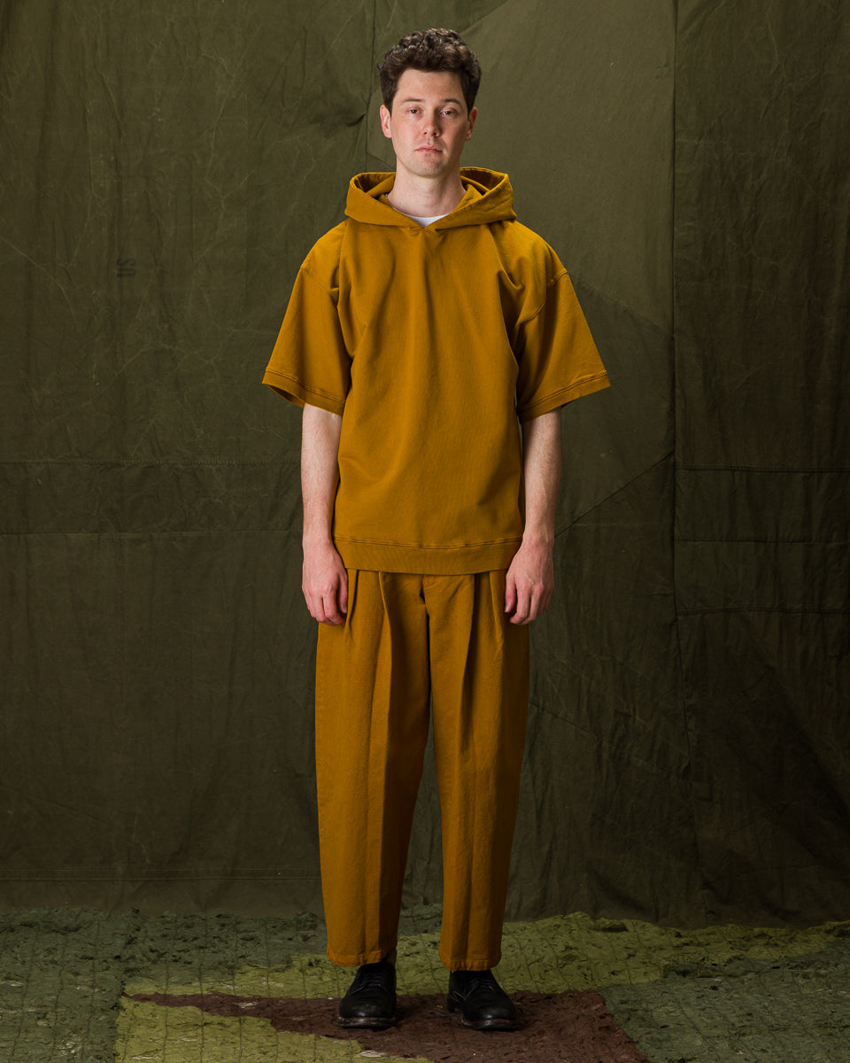 Monitaly French Terry S/S Hoodie - Sunflower - Standard & Strange