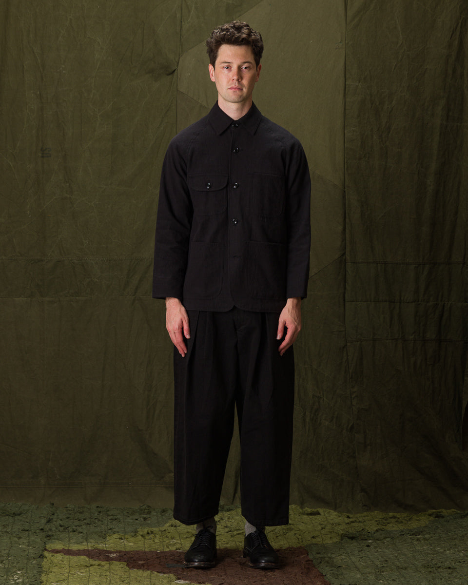 トップス MONITALY GIORGIO WORK SHIRTVANCLOTH Monitaly Giorgio Work Shirt - Vancloth Oxford Black – Standard